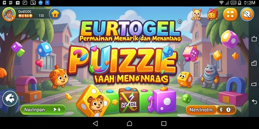 Tampilan screenshot EUROTOGEL menampilkan gameplay Puzzle yang seru.