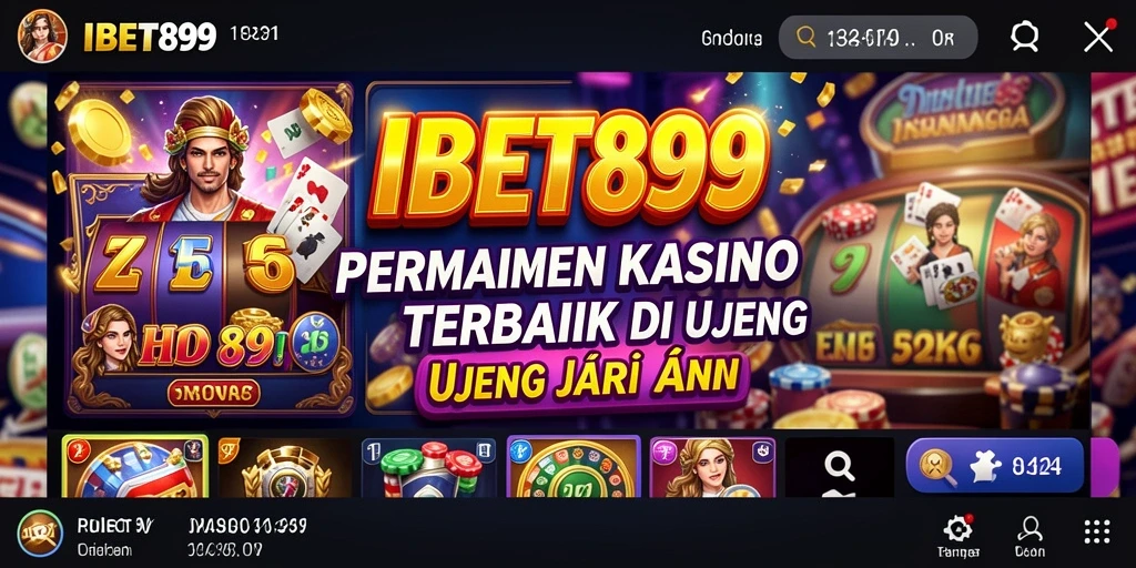 Tangkapan layar menampilkan gameplay menarik dari IBET899 di kasino.