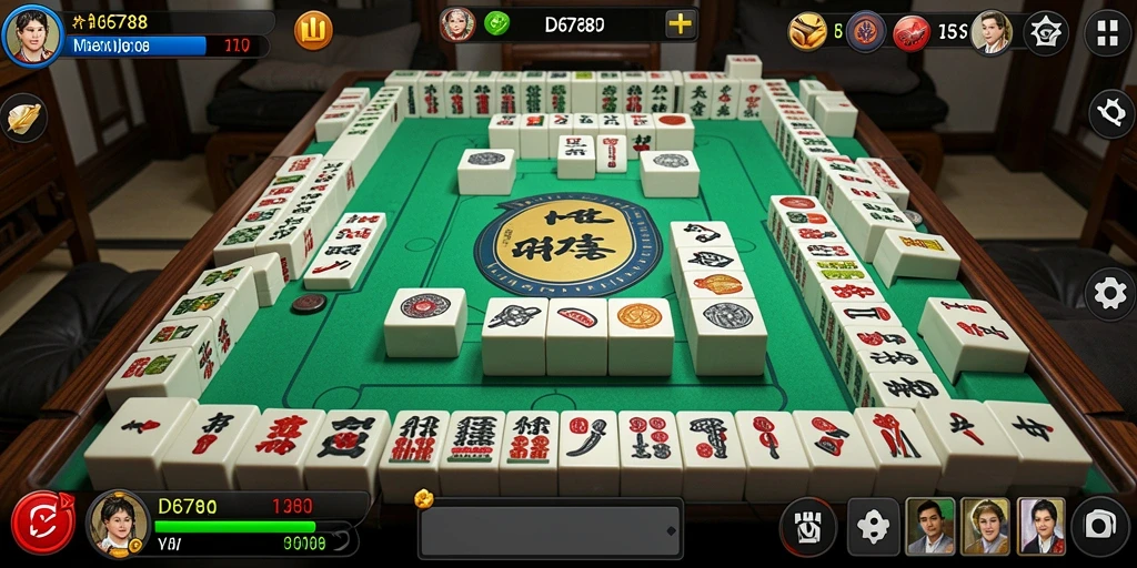 Screenshot gameplay ID6788 menunjukkan ubin berwarna-warni dan tantangan seru.