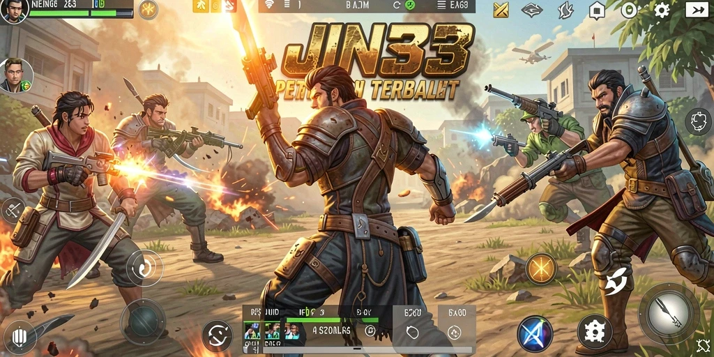 Gameplay seru di JIN33 dengan pertarungan yang intens.