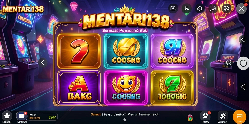 Gameplay menarik MENTARI138 dengan simbol slot yang beragam.