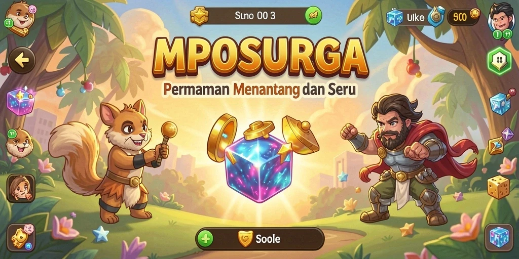 Tangkapan layar dari gameplay Puzzle MPOSURGA yang seru dan menantang.