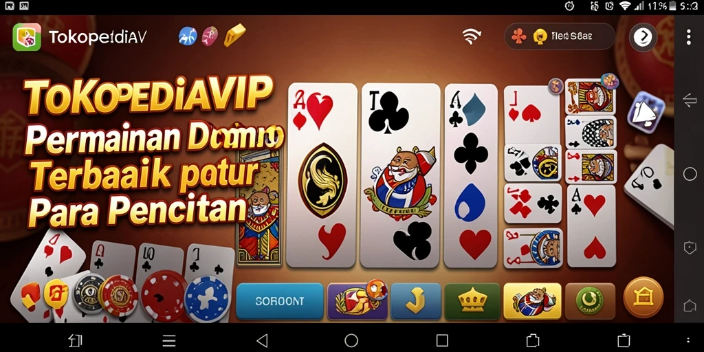 Tangkapan layar menunjukkan pertandingan seru di TOKOPEDIAVIP dengan pemain lain.